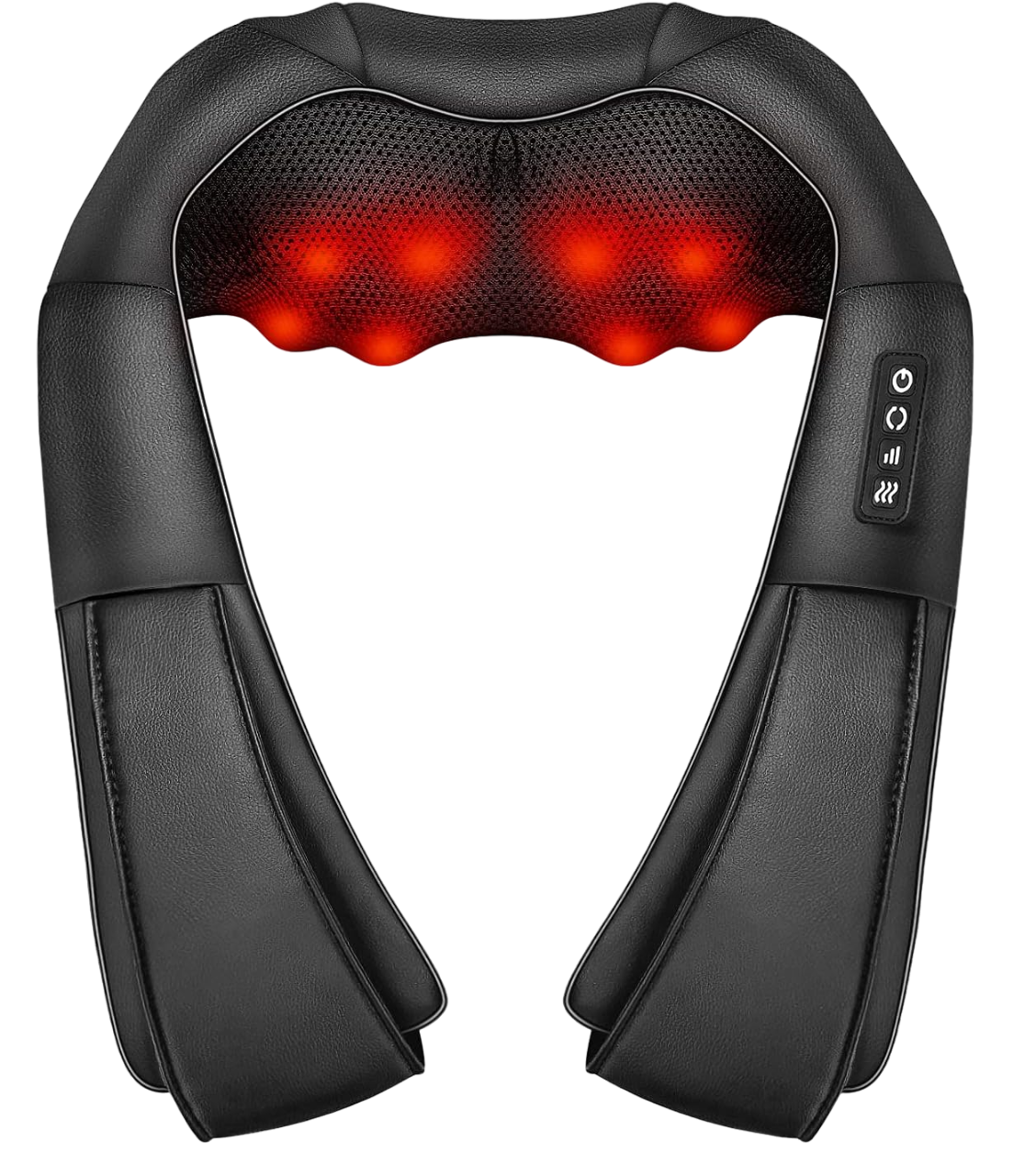 iKristin Neck Massager with Heat, Deep Tissue 3D Kneading, Portable Shiatsu Massager for Neck, Back, Shoulders, and Legs - Home and Car Use, Suitable for Women and Men